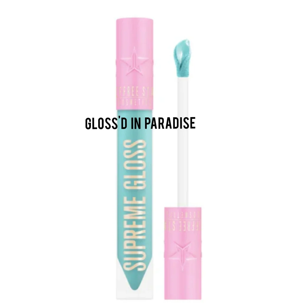 Jeffree Star Supreme Gloss Gloss'd In Paradise Neon Turquoise NIB